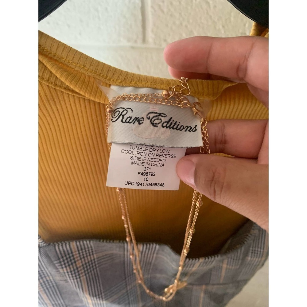Rare edition girls plaid jumper dress - Picture 9 of 13